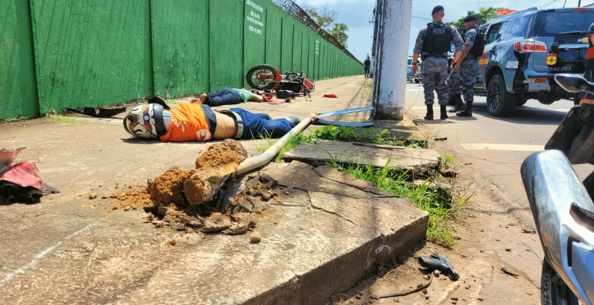 Dupla de assaltantes morre baleada em troca tiros com o Bope