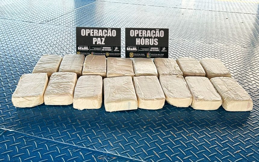 Mulher é presa com 16 kg de drogas; Polícia estima prejuízo de quase meio milhão para o tráfico