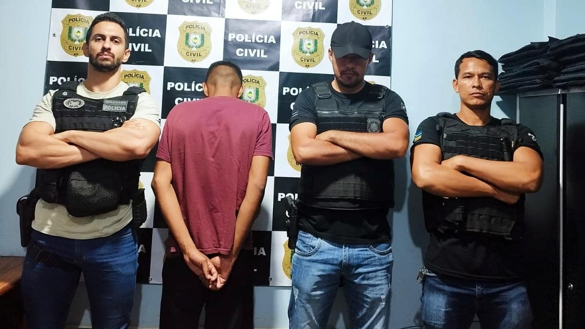 Polícia age rápido e prende acusado de morte violenta no bairro Brasil Novo