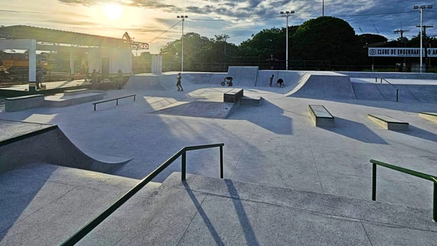 Furlan e Randolfe entregam Skate Park na orla do Rio Amazonas com a presença da atleta Daniela Vitória e a lenda do esporte Bob Burniquist