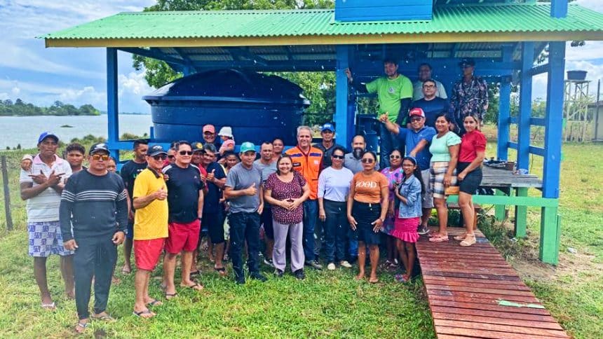 Santa Rosa do Araguari, em Tartarugalzinho, recebe dessalinizador de última geração para garantir água potável a comunidade