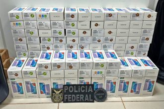 Homem é preso no aeroporto de Macapá com 160 celulares contrabandeados de SP
