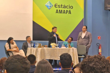 Presidente do TRE Amapá faz abertura da Semana Acadêmica Nacional de Ciências Jurídicas promovida pela Faculdade Estácio