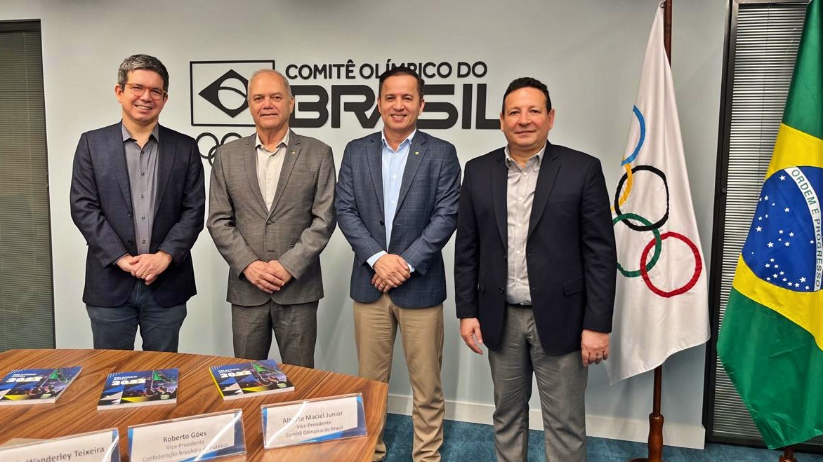 Jogos Olímpicos: Randolfe e Roberto participam de reunião estratégica CBF-COB sobre Missão Brasileira em Paris 2024