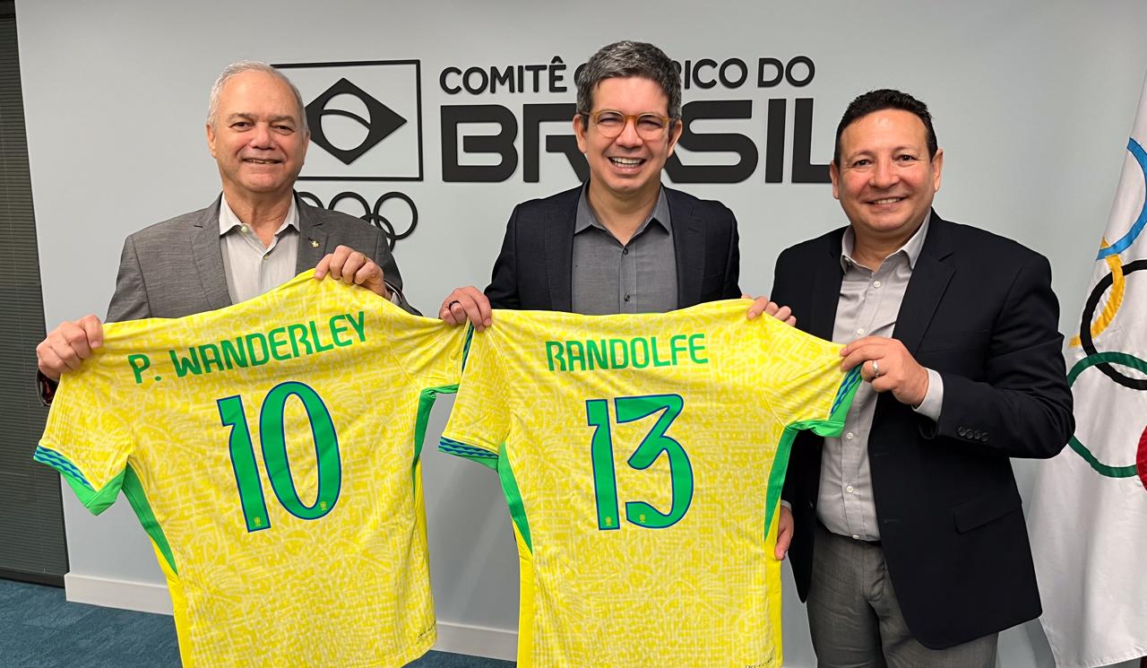 Jogos Olímpicos: Randolfe e Roberto participam de reunião estratégica CBF-COB sobre Missão Brasileira em Paris 2024