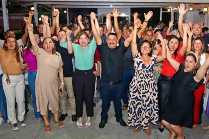 Aline Gurgel se reúne com apoiadores em Macapá antes da convenção