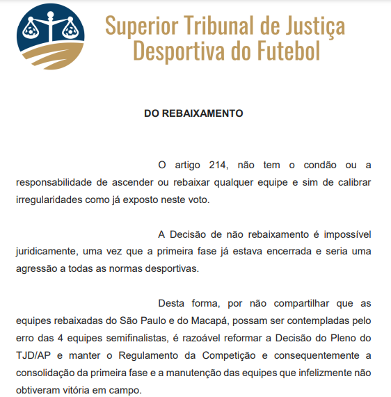 Presidente da Liga de Clubes de Futebol Profissional do Amapá tenta manobra para salvar o próprio clube do rebaixamento