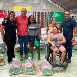 Prefeitura de Tartarugalzinho entrega quase 2 mil cestas natalinas para as famílias cadastradas