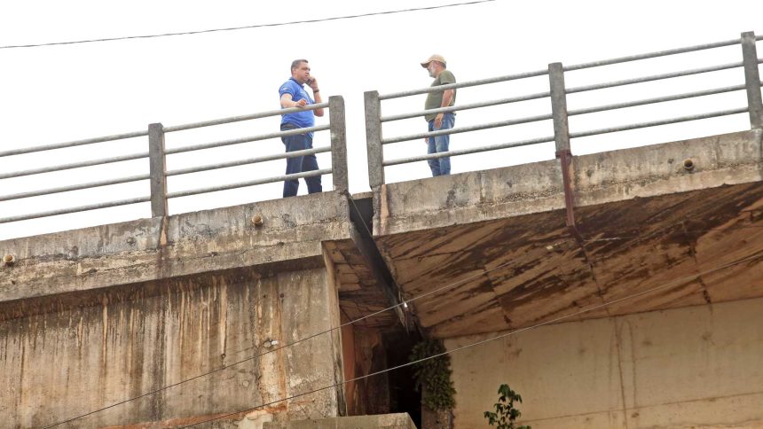 Engenheiros da Setrap inspecionam Ponte da Integração após boatos de desabamento