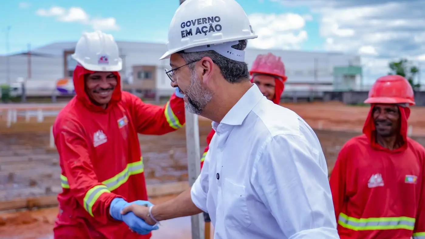 Governador Clécio acompanha obras da nova UPA da Zona Oeste de Macapá