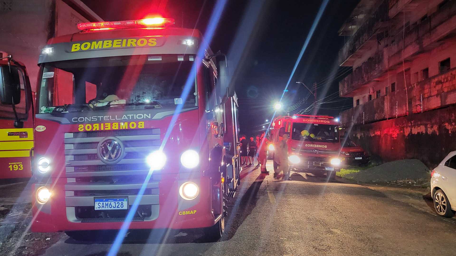 Princípio de incêndio em academia assusta moradores no bairro Zerão, em Macapá