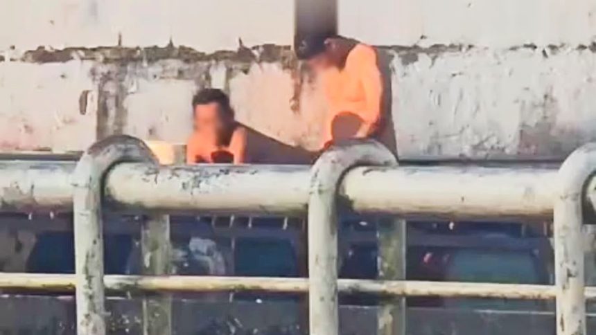 Vídeo: comerciantes acionam PM e polícia interrompe ato sexual entre dois homens na Beira Rio de Macapá