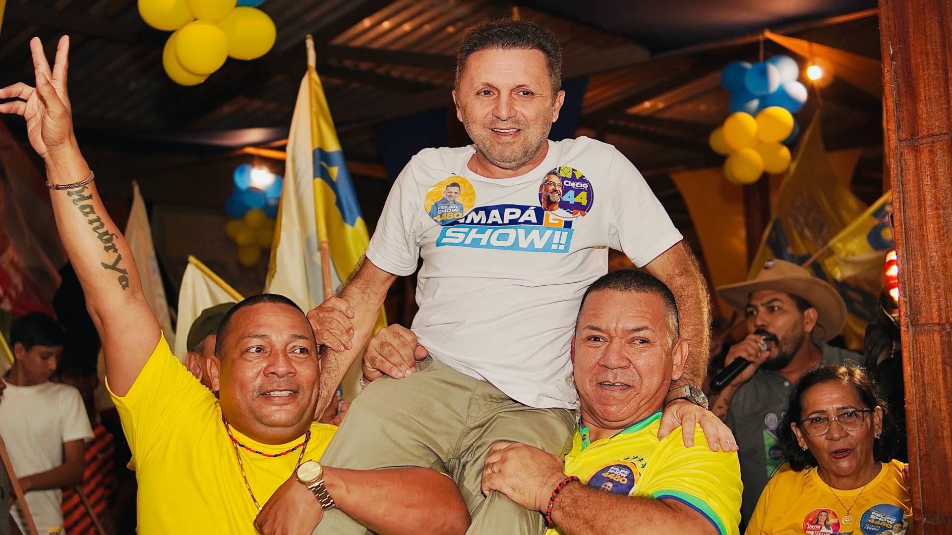 Estreante nas urnas, Felipe Show é o deputado federal mais votado do Amapá e União Brasil elege três candidatos